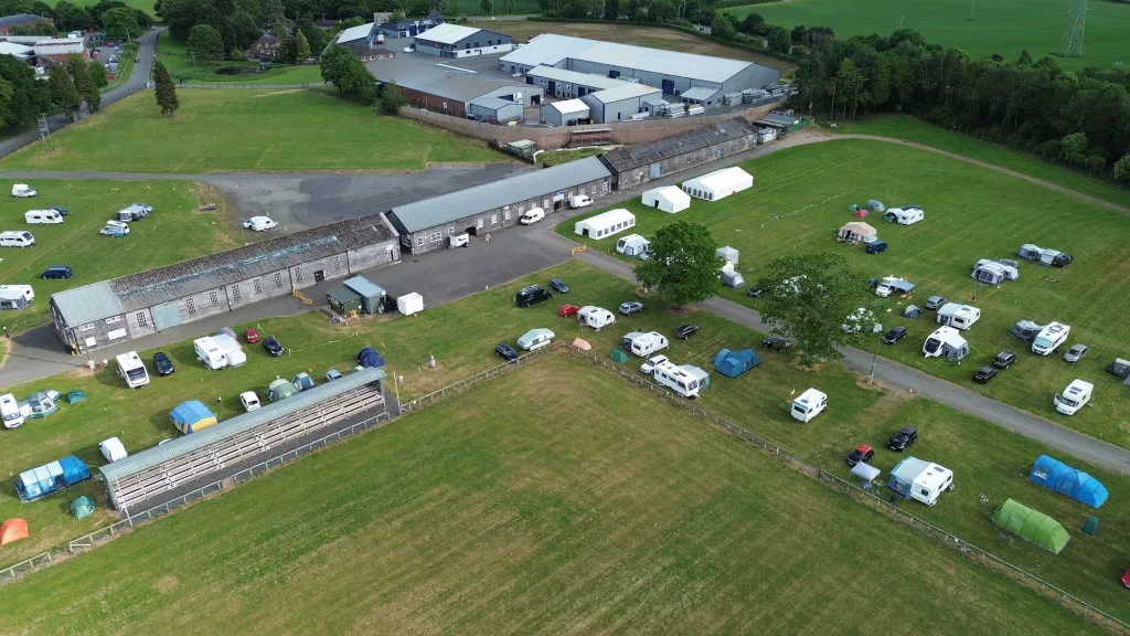 Most of the site, including the sheds and marquees in which worship, talks, activities, and meetings take place. Most of the site, including the sheds and marquees in which worship, talks, activities, and meetings take place.